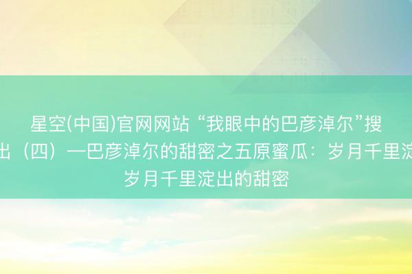 星空(中国)官网网站 “我眼中的巴彦淖尔”搜集作品展出（四）—巴彦淖尔的甜密之五原蜜瓜：岁月千里淀出的甜密